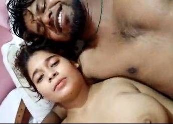 Hindi nude video of local Indian lovers fully exposed on bed