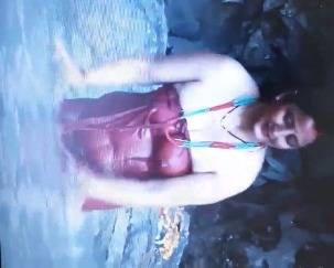 Indian river bathing aunty videos shared in KamaBaba