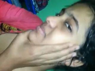 Cute girl fucking by boyfriend at home MMS