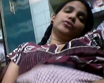 Indian bank employee fingering selfie - 6
