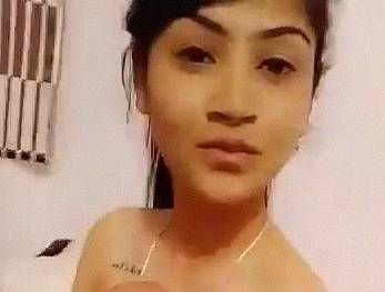 Desi teen naked with funny filter