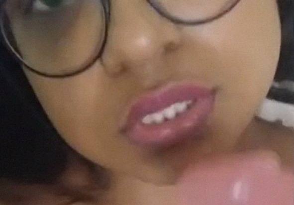 NRI girl masturbating using Dildo selfie