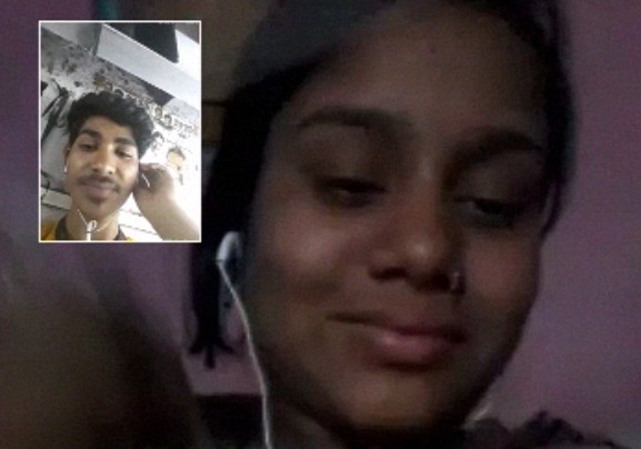 Village lady showing nude for young college guy