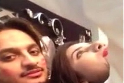 Guy shows his big boob GF's melons in Bangladeshi sex video