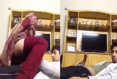 A milf rides on her son's friend's dick in Bangladeshi sex