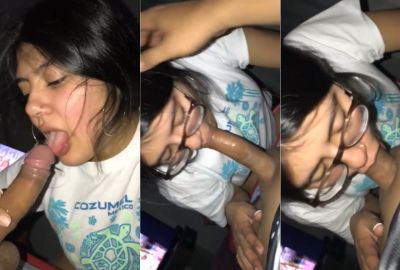 Watch Hot Mumbai girl shows what an Indian blowjob is on Desi49