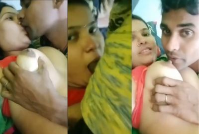 Thirsty Devar sucks his Bhabhi’s juicy boobs in Kerala sex