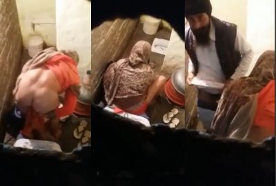 Watch Desi Punjabi couple fucks in the public bathroom on Desi49