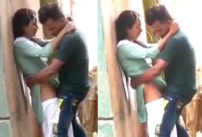 Watch Horny Jaipur girl gets fuck outdoor behind her house on Desi49