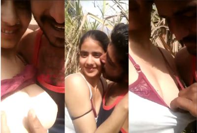 Guy enjoys naked Punjabi GF on a farm in desi sex video