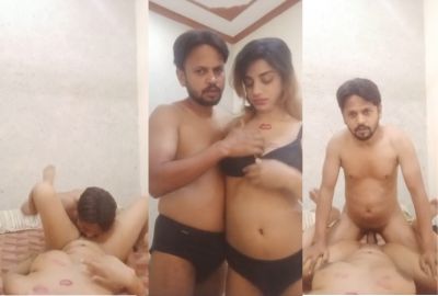 Indian couple's hot homemade desi porn MMS