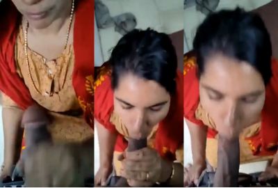A village lady gives a desi blowjob to her lover - Kamababa