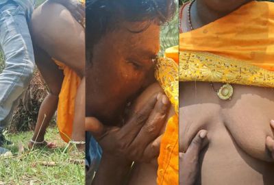 Watch Outdoor Aadivasi sex MMS of a milf and her lover on Desi49