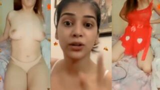 Indian nude girl records her MMS for her fucker