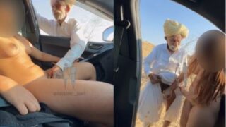 Nude wife’s road fun with a Rajasthani man in outdoor sex