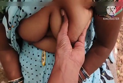 Desi outdoor sex of village lady getting fucked by her lover