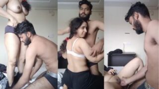 HD sex MMS of a pervert making his GF nude to fuck