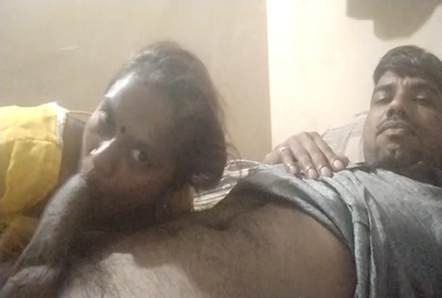 Man records his Bhabhi's blowjob MMS, sucking his cock