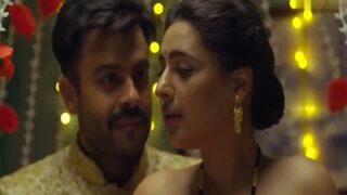 Sexy actress’s suhagrat sex scene from an adult web series