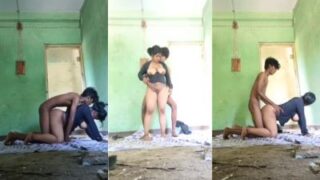 Unmarried Telugu couple’s doggy style sex