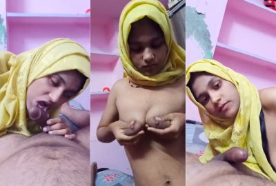 Hijabi girl records her nude MMS, sucking stepbrother's dick 22 Hijabi girl records her nude MMS, sucking stepbrother’s dick