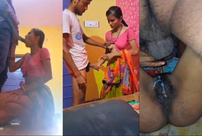 Desi xxx MMS of a village lady sucking a dick and fucking