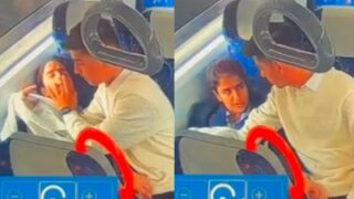 Viral sex videos of a college couple fucking in a metro