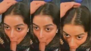 South Indian lady eats a dick before hardcore sex