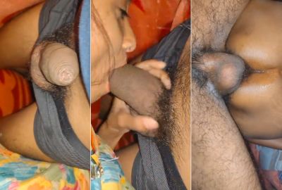Desi Bhabhi’s deepthroat blowjob and chut chudai
