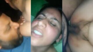 Man pushes his dick in a tight pussy and enjoys desi chudai