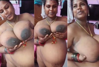 Nude Tamil milf proudly showing her huge milk tanks 6 Nude Tamil milf proudly showing her huge milk tanks